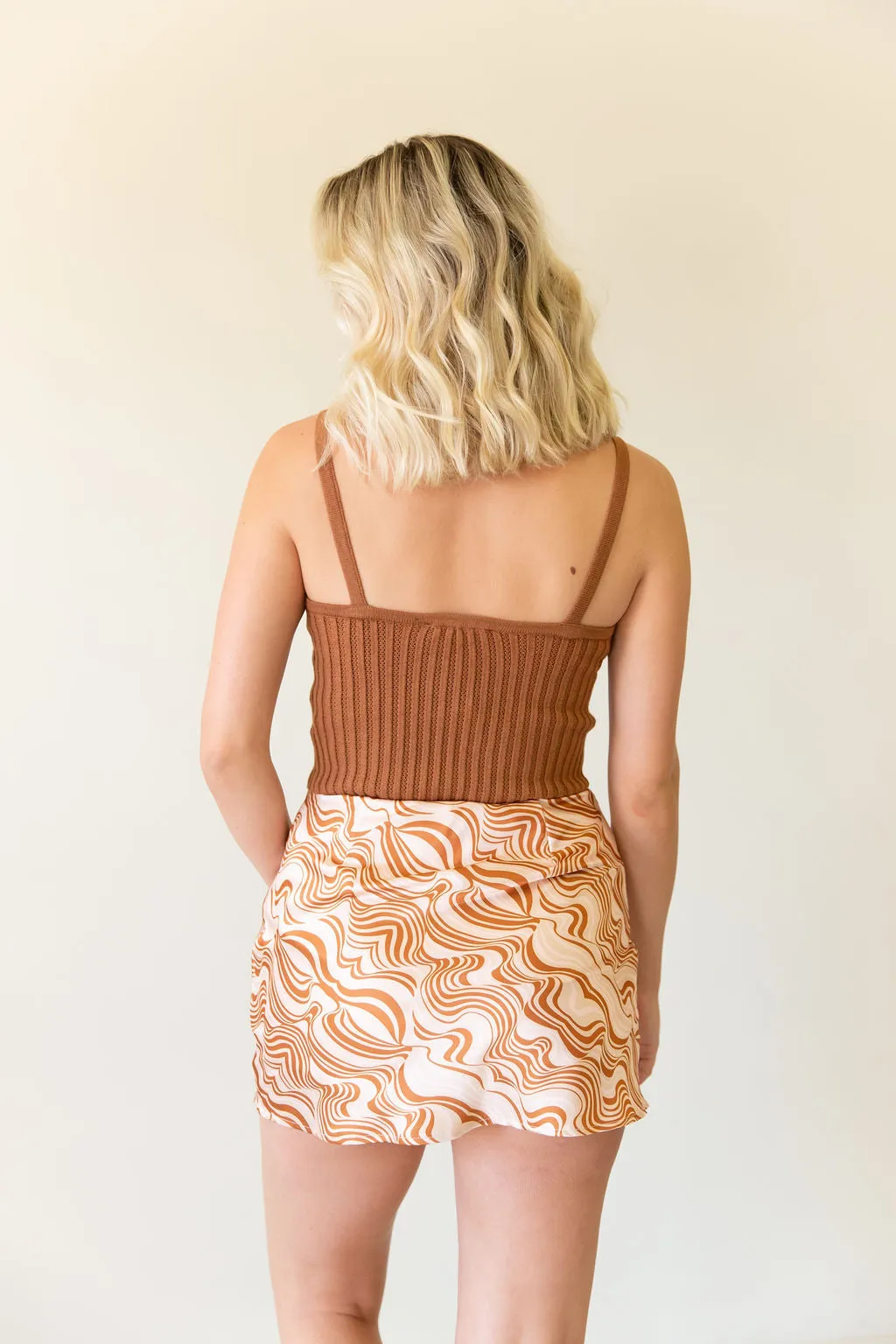 About This Knit Cami Top
