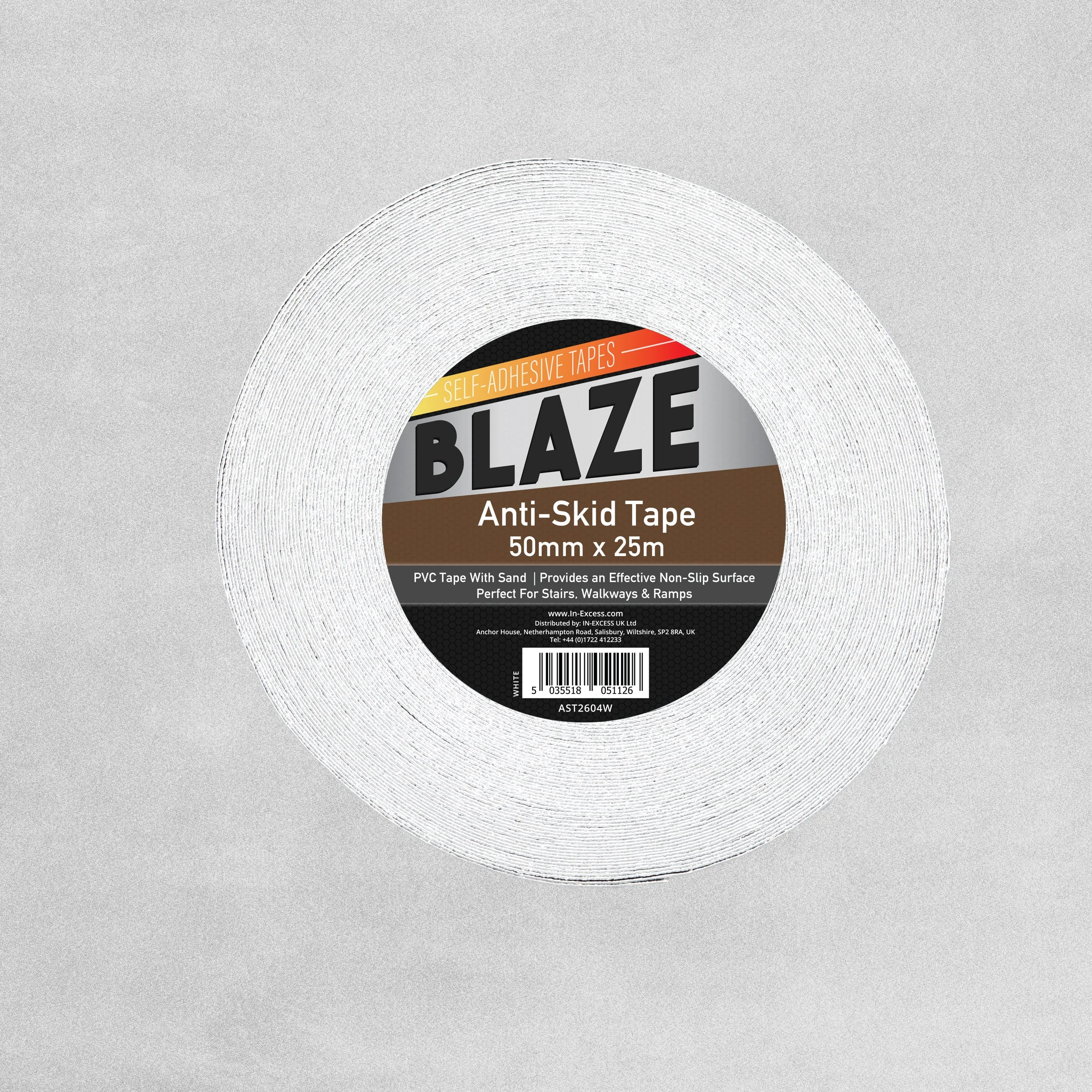 Blaze Anti-Skid Tape 50mm x 25m Roll - Grey