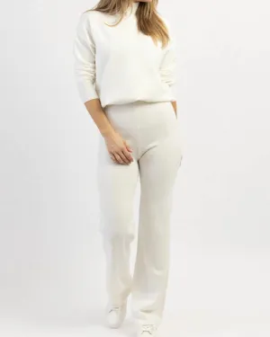 Bunny Slope Flare Pant Set In Ivory | Ivory