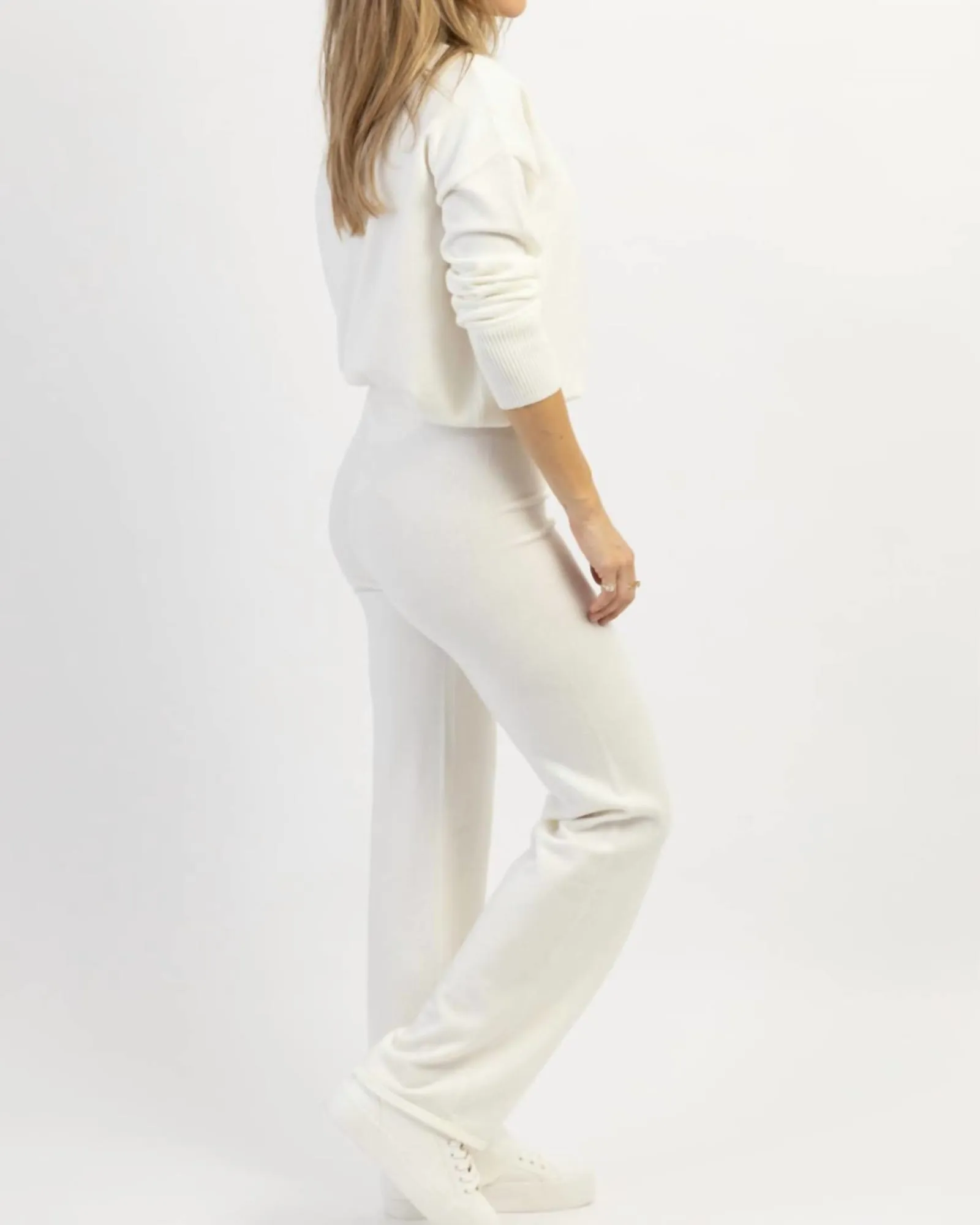 Bunny Slope Flare Pant Set In Ivory | Ivory