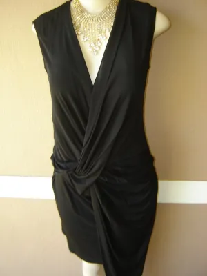 C&T Costello & Tagliapietra Black Drape Dress