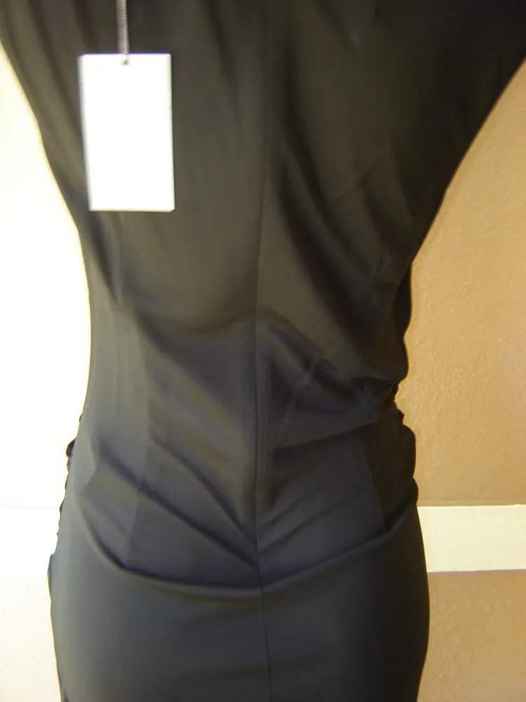 C&T Costello & Tagliapietra Black Drape Dress
