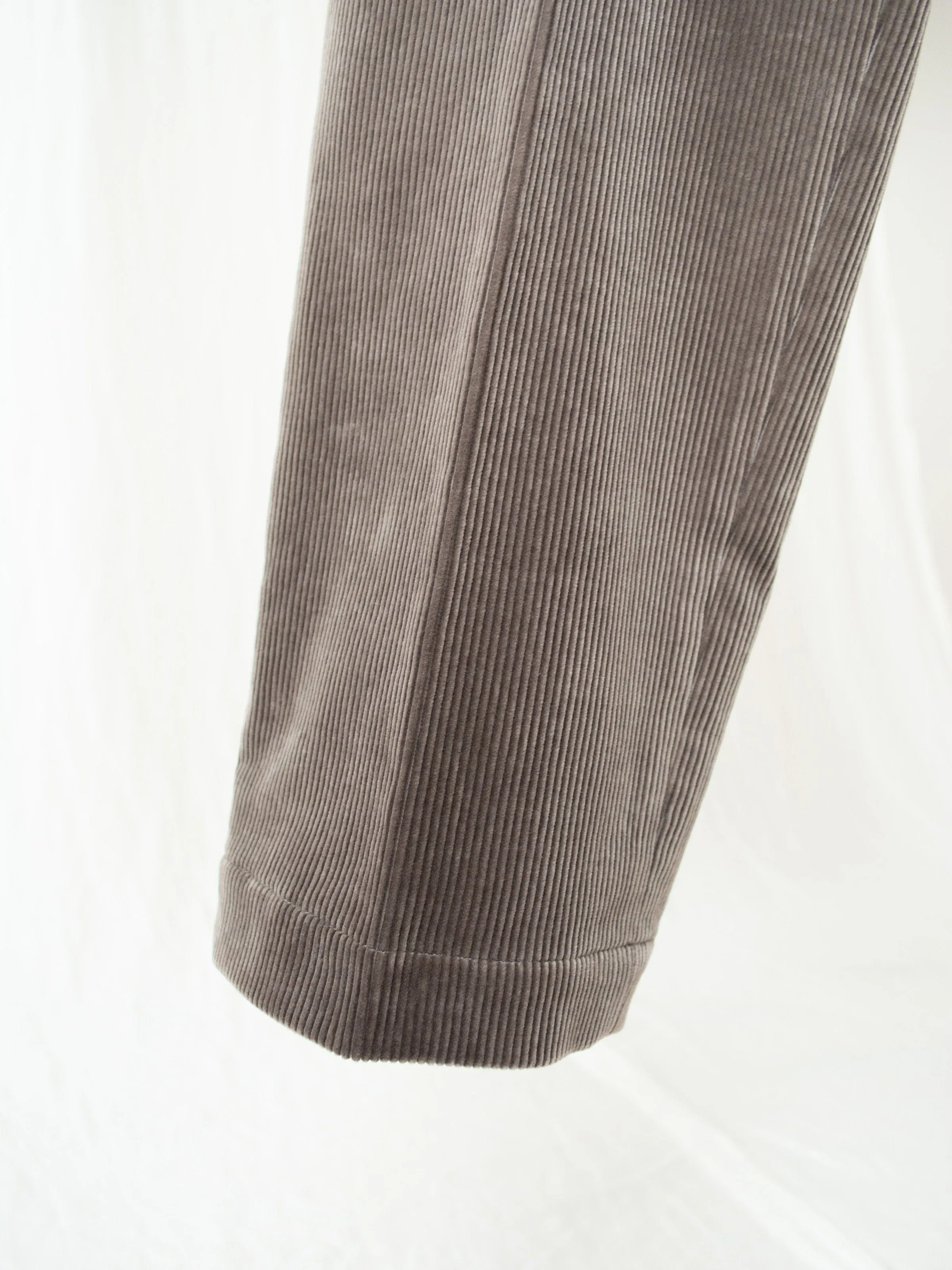 Corduroy Trousers - Gray