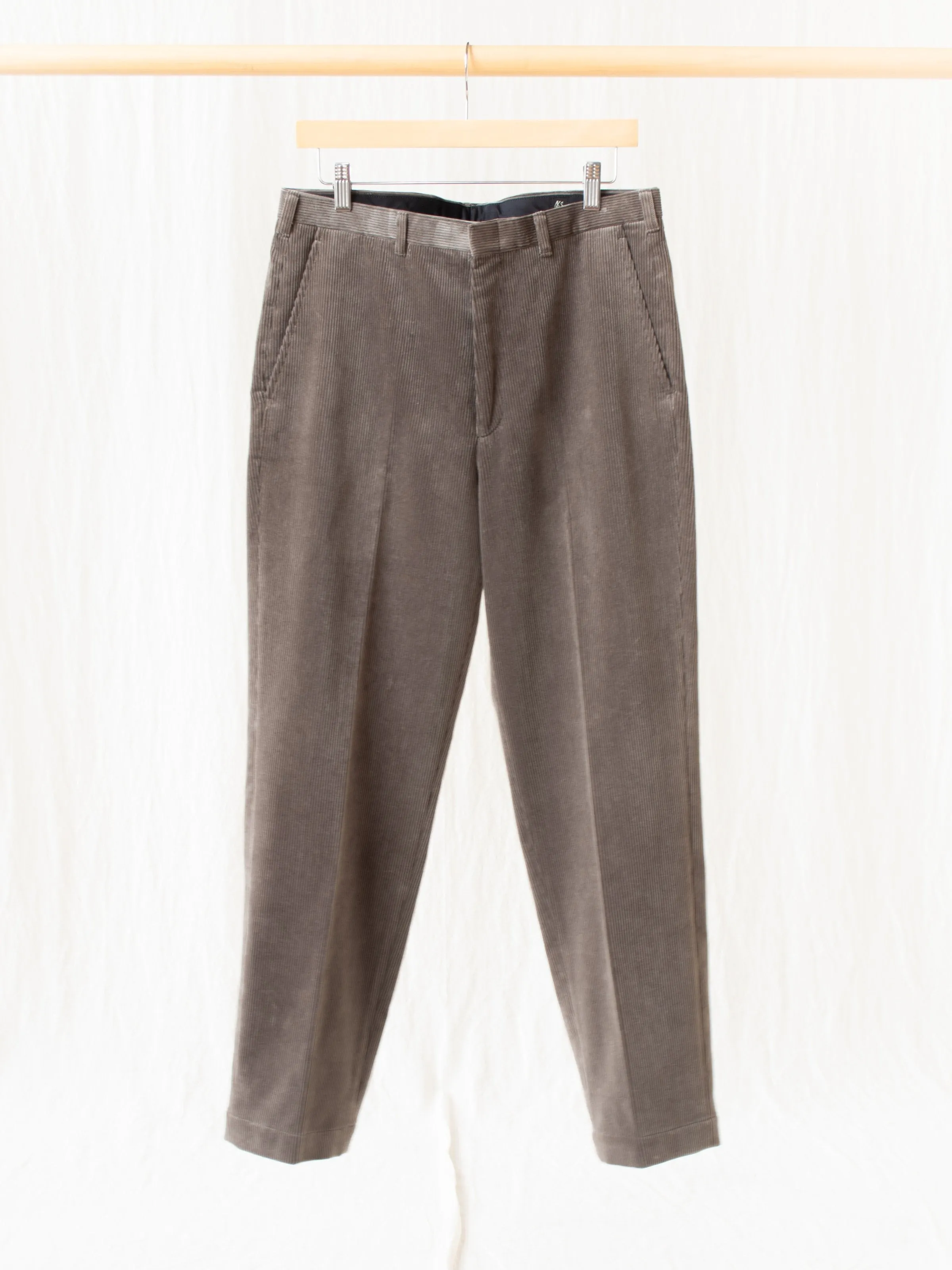 Corduroy Trousers - Gray