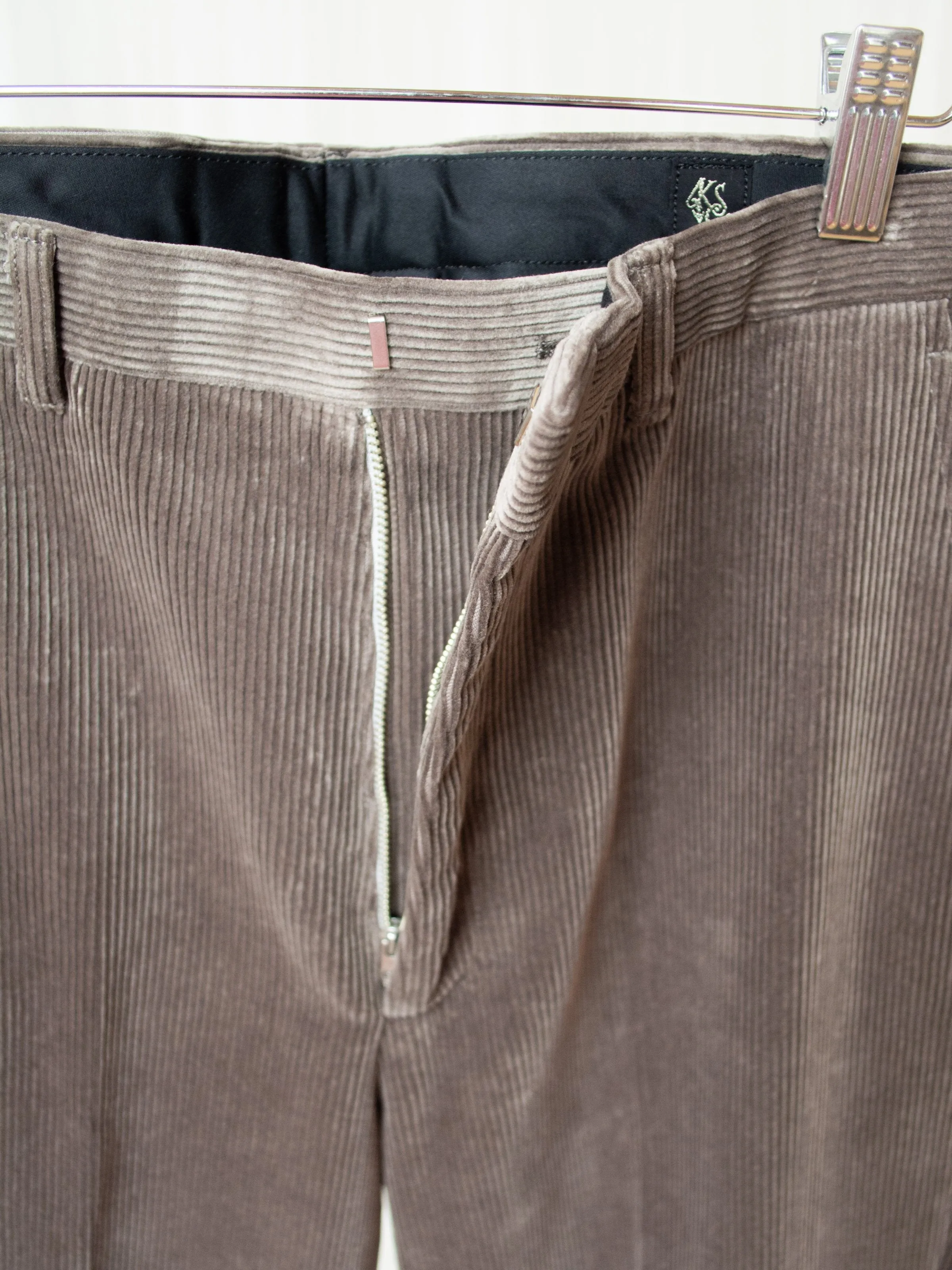 Corduroy Trousers - Gray