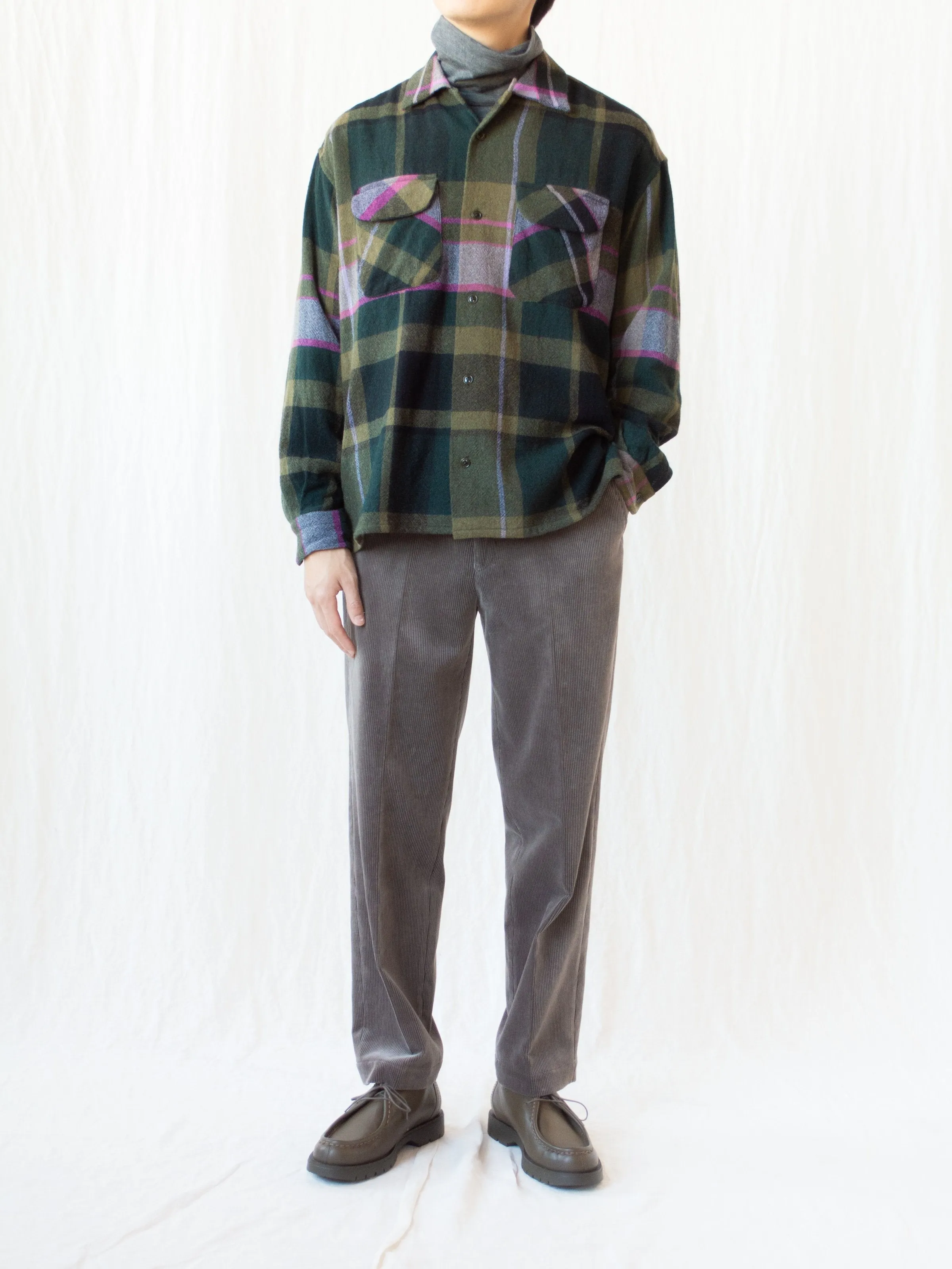 Corduroy Trousers - Gray