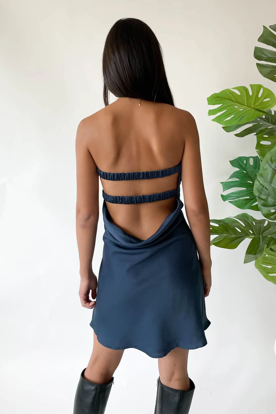 Dani Dress in Navy
