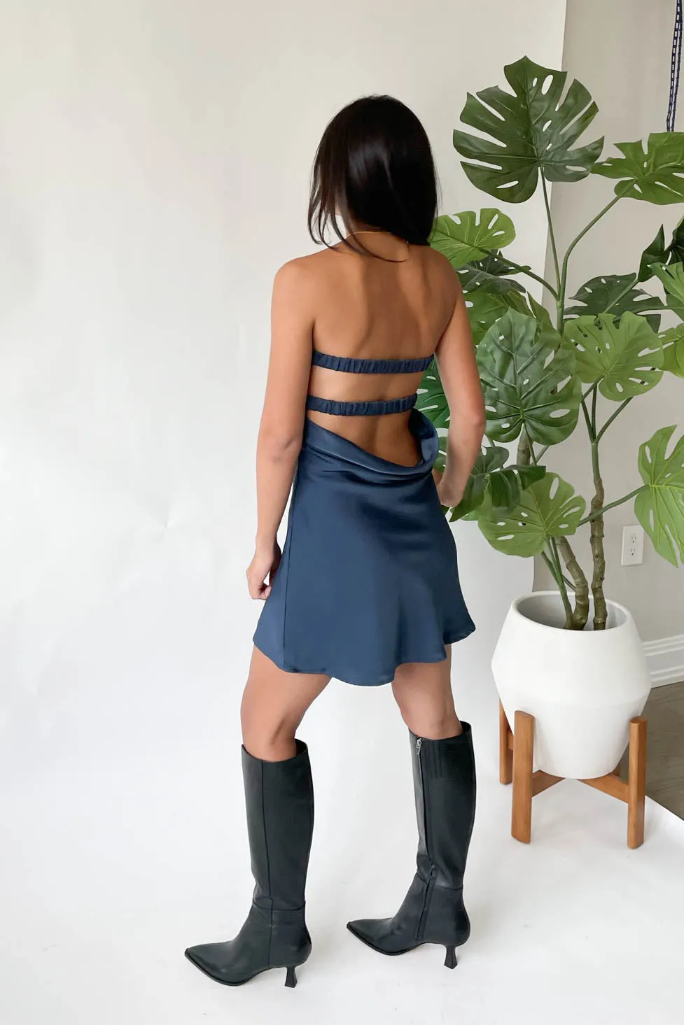 Dani Dress in Navy