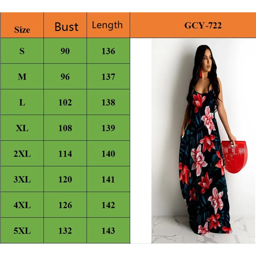 Funki Buys | Dresses | Women's Long Floral Summer Dresses