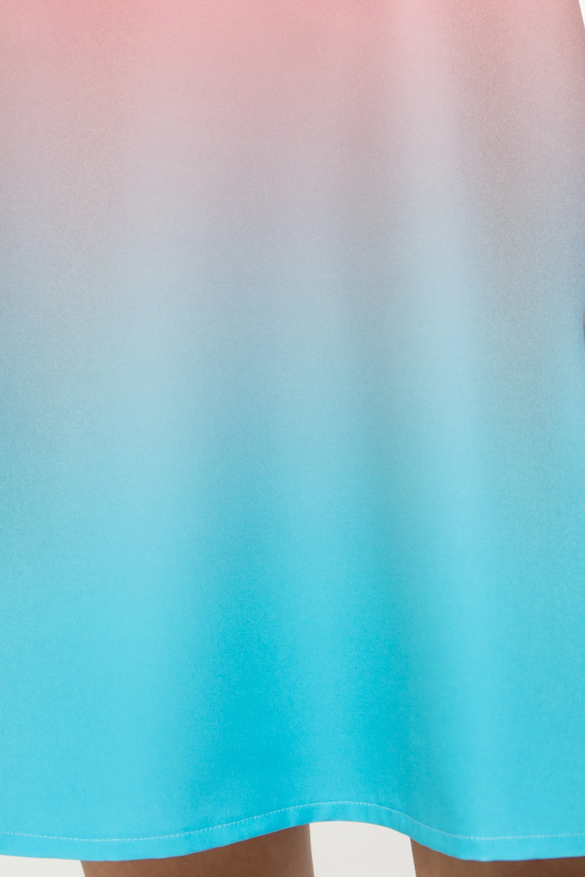 Gradient Fit and flare Dress