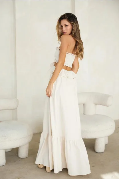 Gwenivere Ivory Maxi Dress