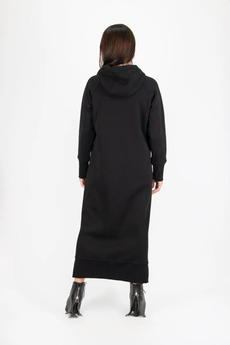 Hooded Sweatshirt Dress SUZANA
