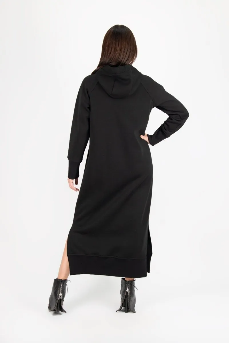 Hooded Sweatshirt Dress SUZANA