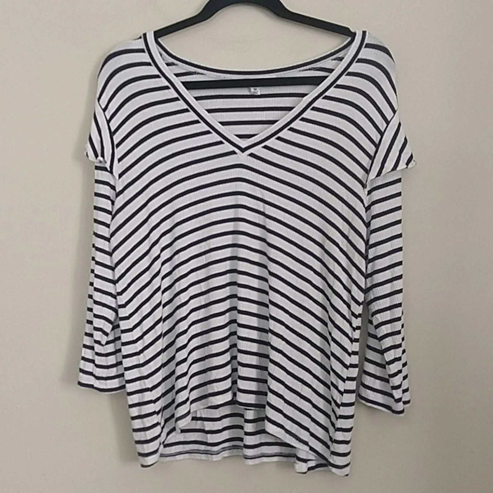 Jack by BB Dakota Sofonis Striped Rib Knit Top M