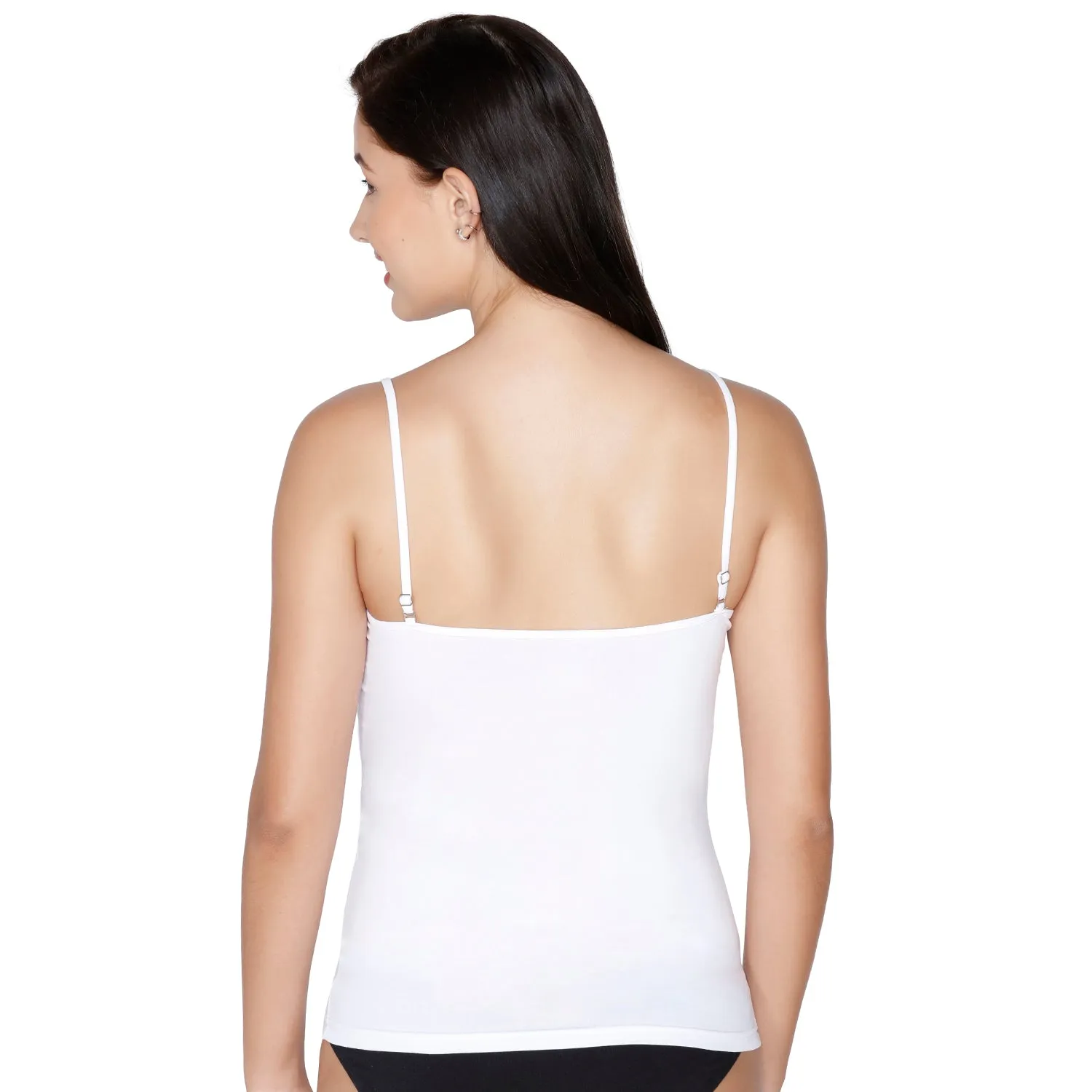 JSC-831 Spaghetti Camisole-White