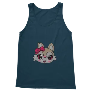 Kitty Face Classic Adult Vest Top