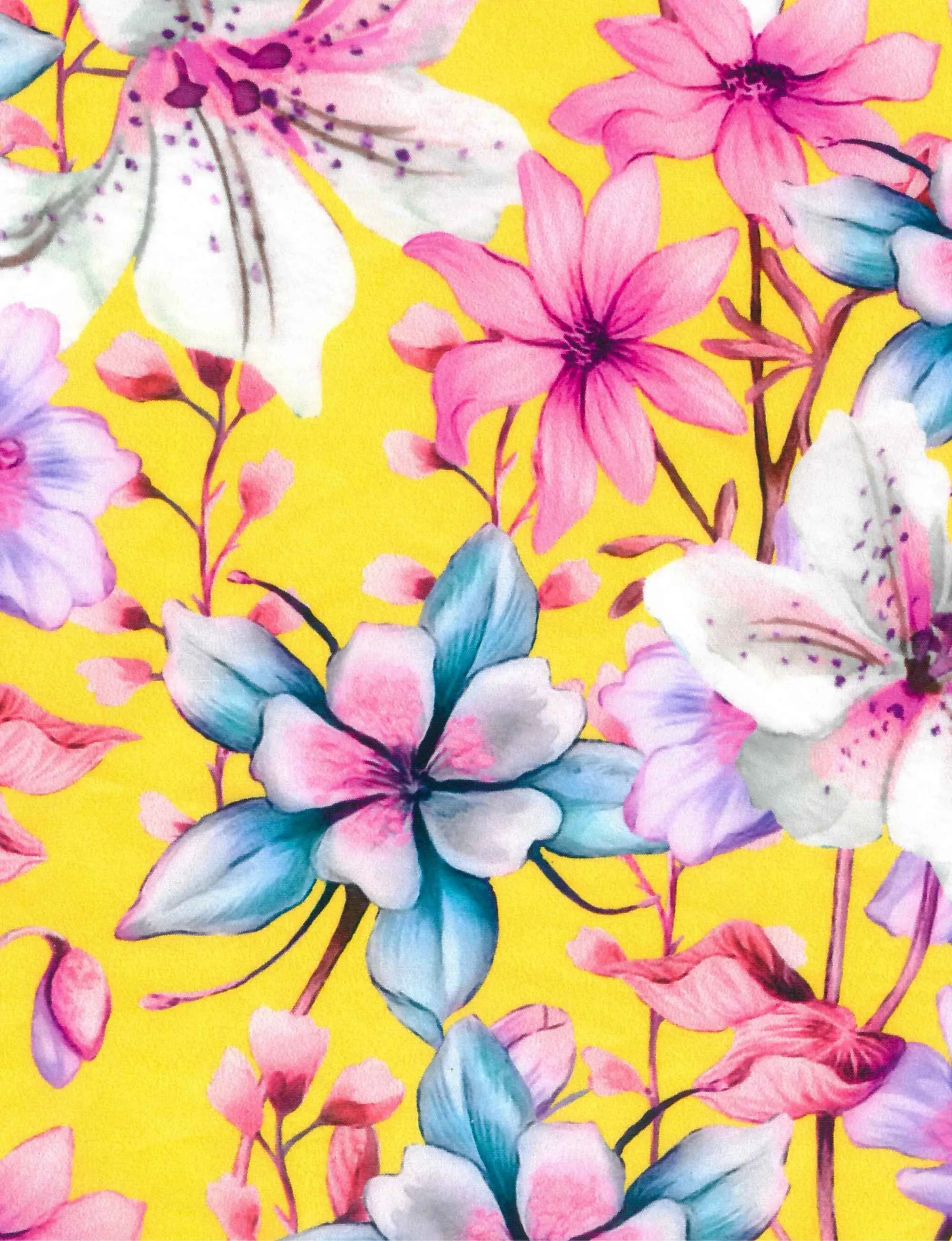 Kylie 'Lemon Tigerlily' Limited Edition Cotton Silk Shirtdress