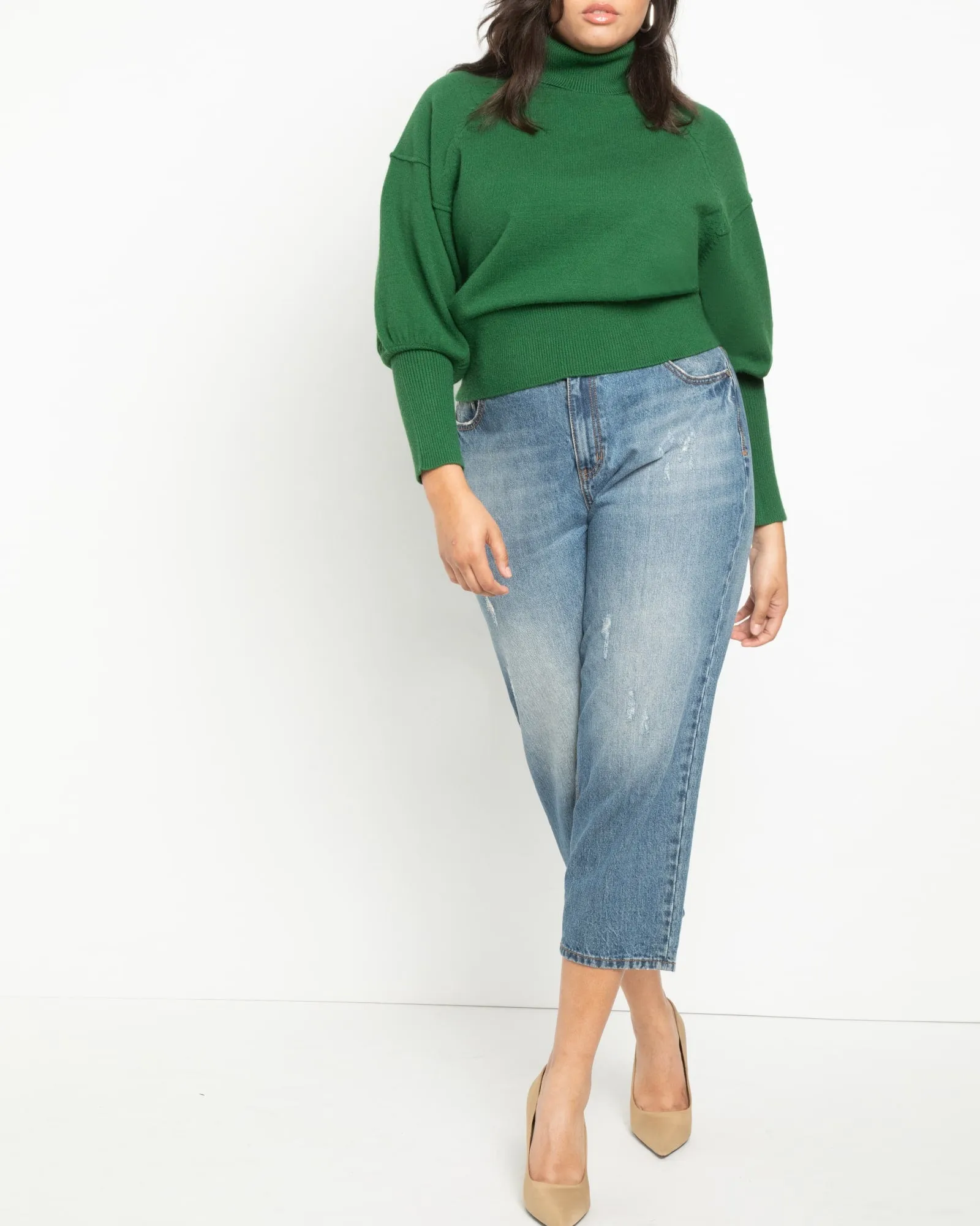 Lennon Puff Sleeve Sweater | Eden