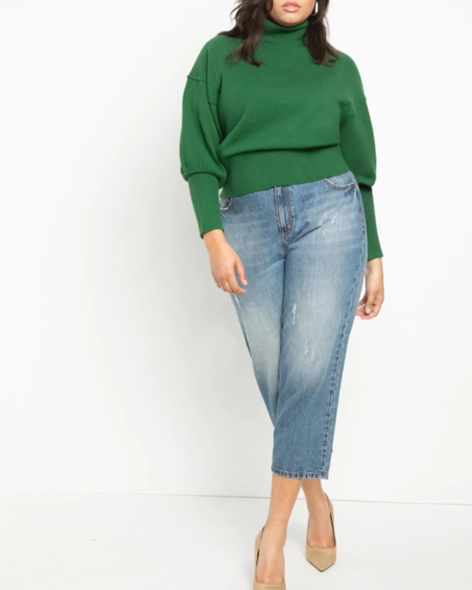 Lennon Puff Sleeve Sweater | Eden