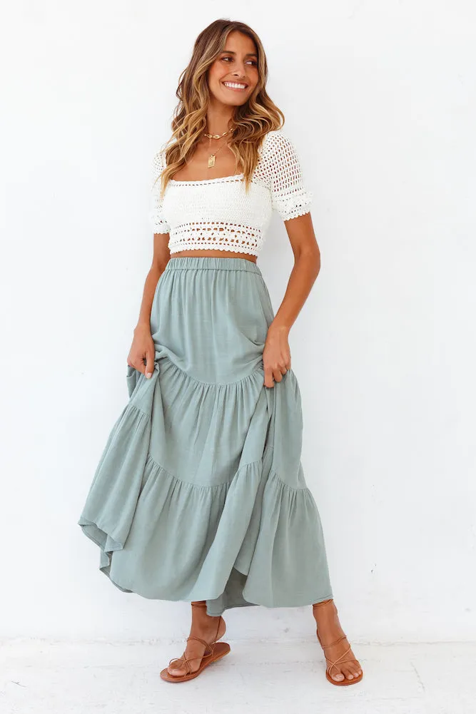 Maiora Maxi Skirt Sage