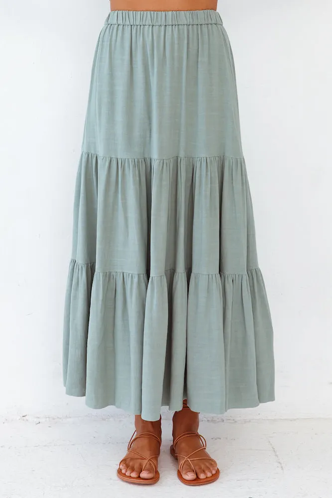 Maiora Maxi Skirt Sage