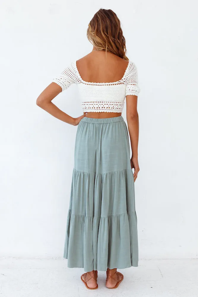 Maiora Maxi Skirt Sage