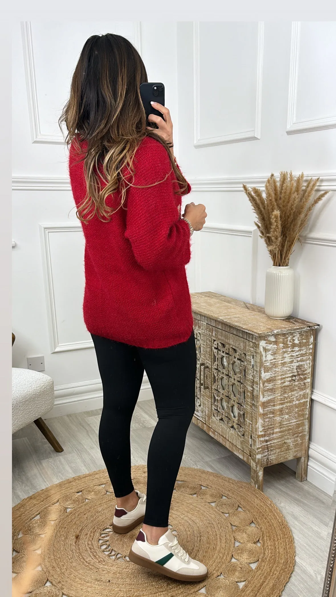 Mikela Red BOHEME Sweater