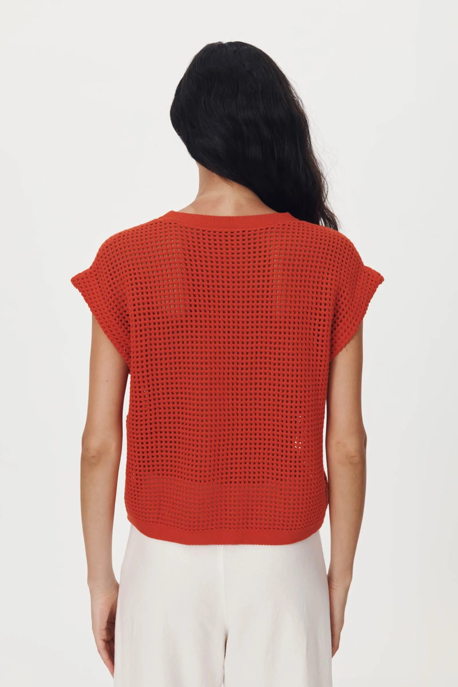 Mimi Knit Top - Red