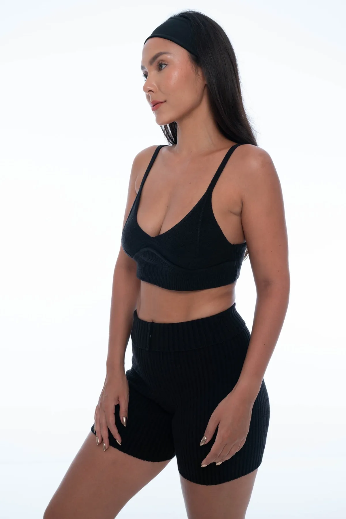Pacific Knit Top Black