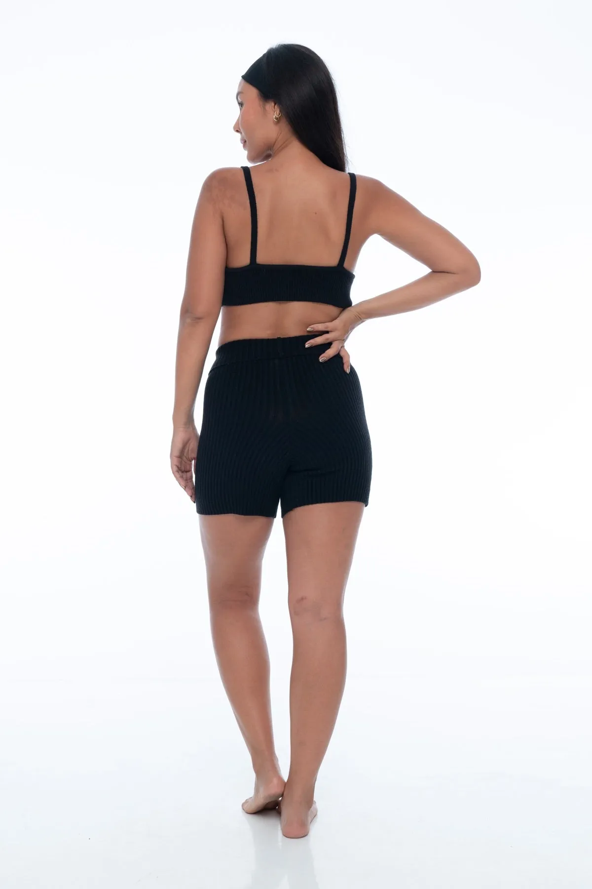 Pacific Knit Top Black