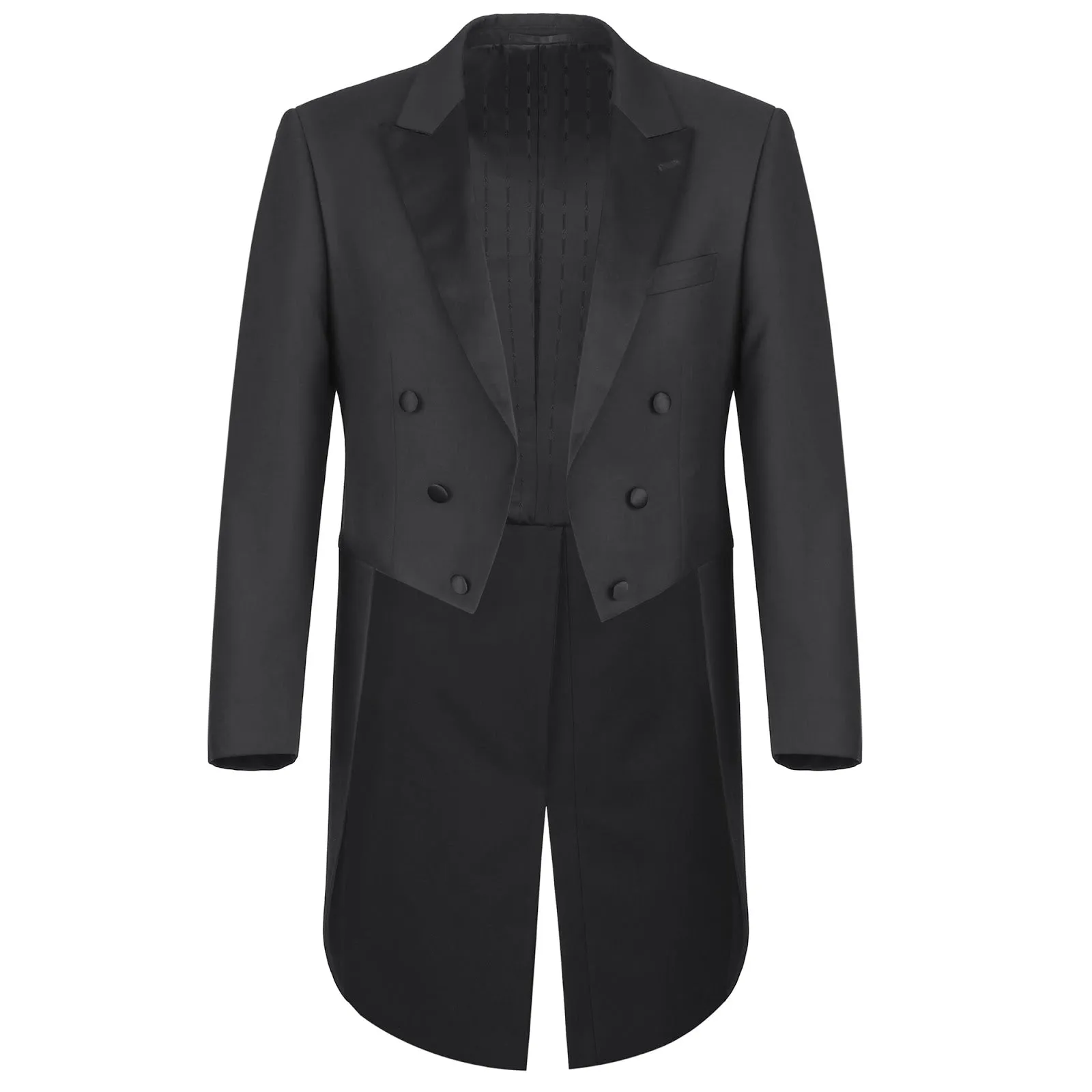 RENOIR Classic Fit Tuxedo Peak Lapel Full Dress Suit 201-1FD