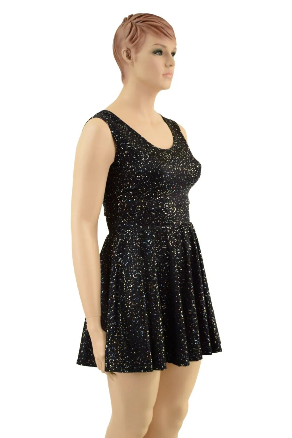Star Noir Tank Style Skater Dress
