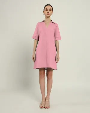 The Ermont Fondant Pink Cotton Dress