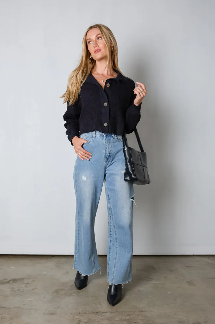 Willa Waffle Knit Top